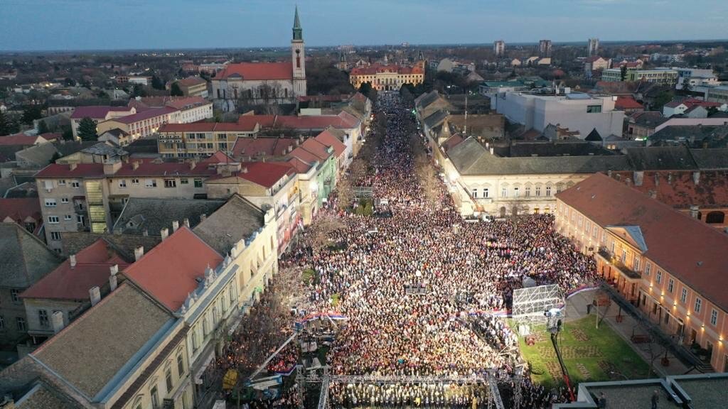 Vučić u Somboru na obeležavanju NATO agresije: Pre 24 godine umrlo savremeno međunarodno pravo!